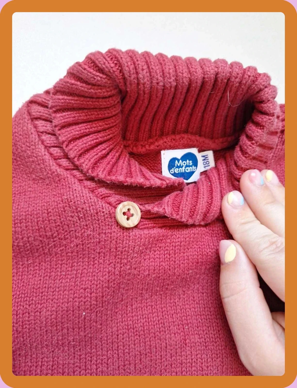 Sudadera con cuello Mots d'enfants 18 meses – photo 3